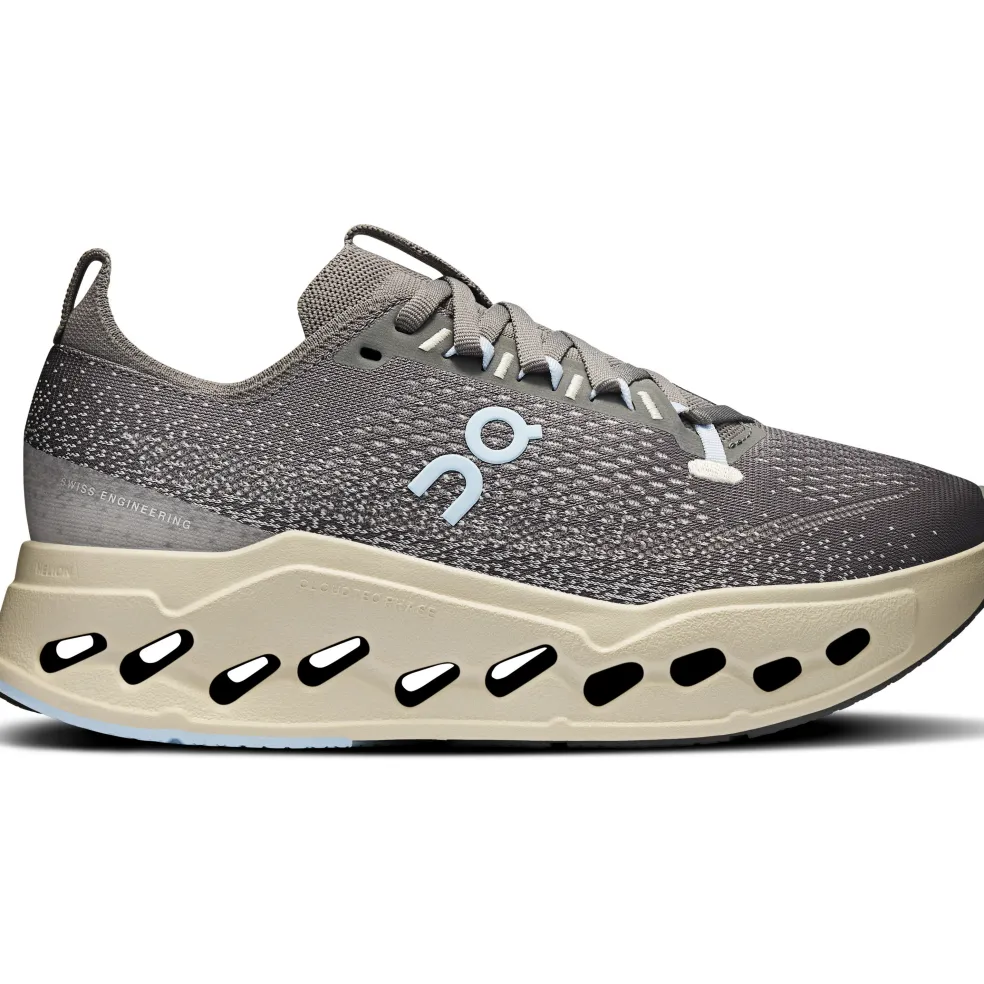 On Cloudsurfer Max hardloopschoenen dames asphalt ice