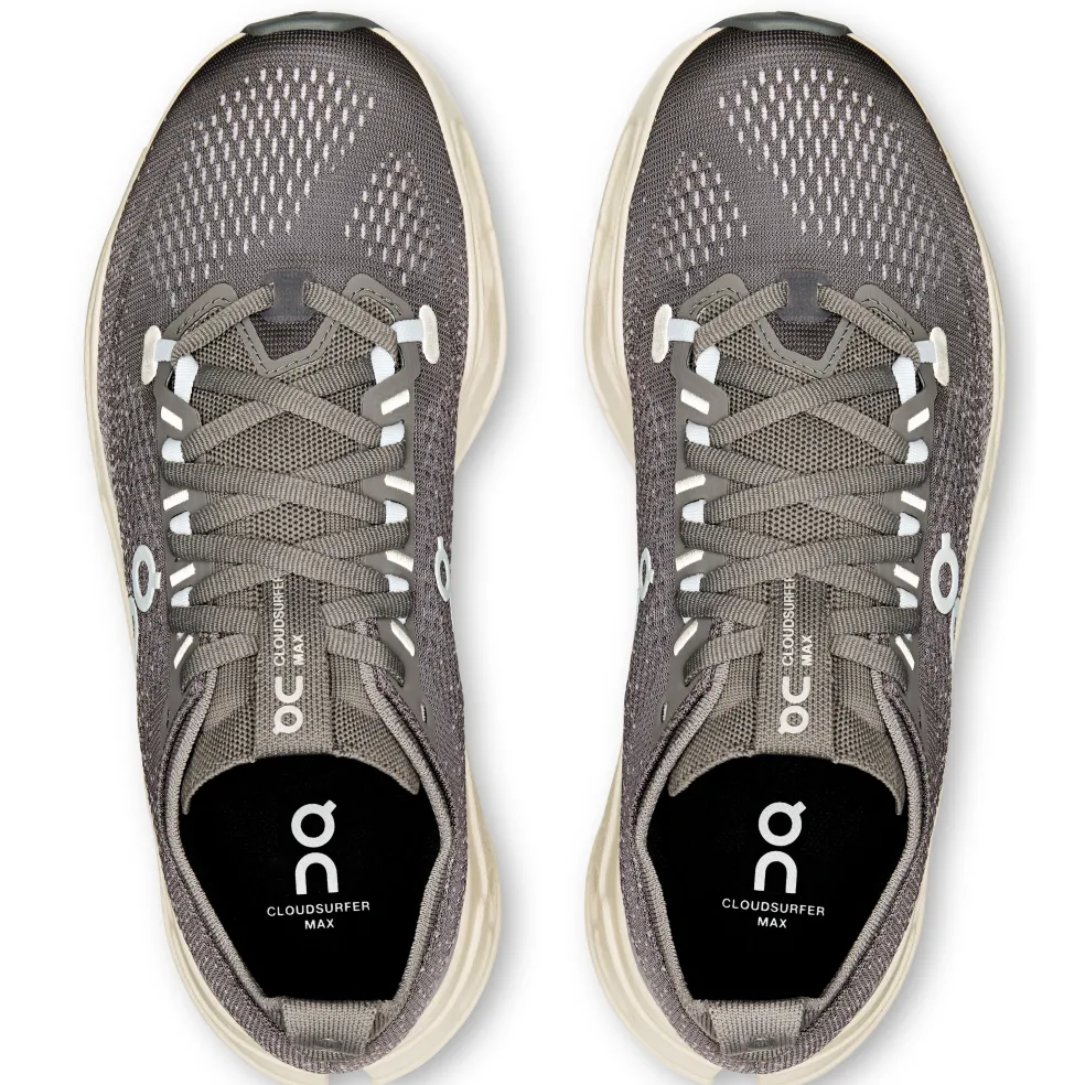 On Cloudsurfer Max hardloopschoenen dames asphalt ice