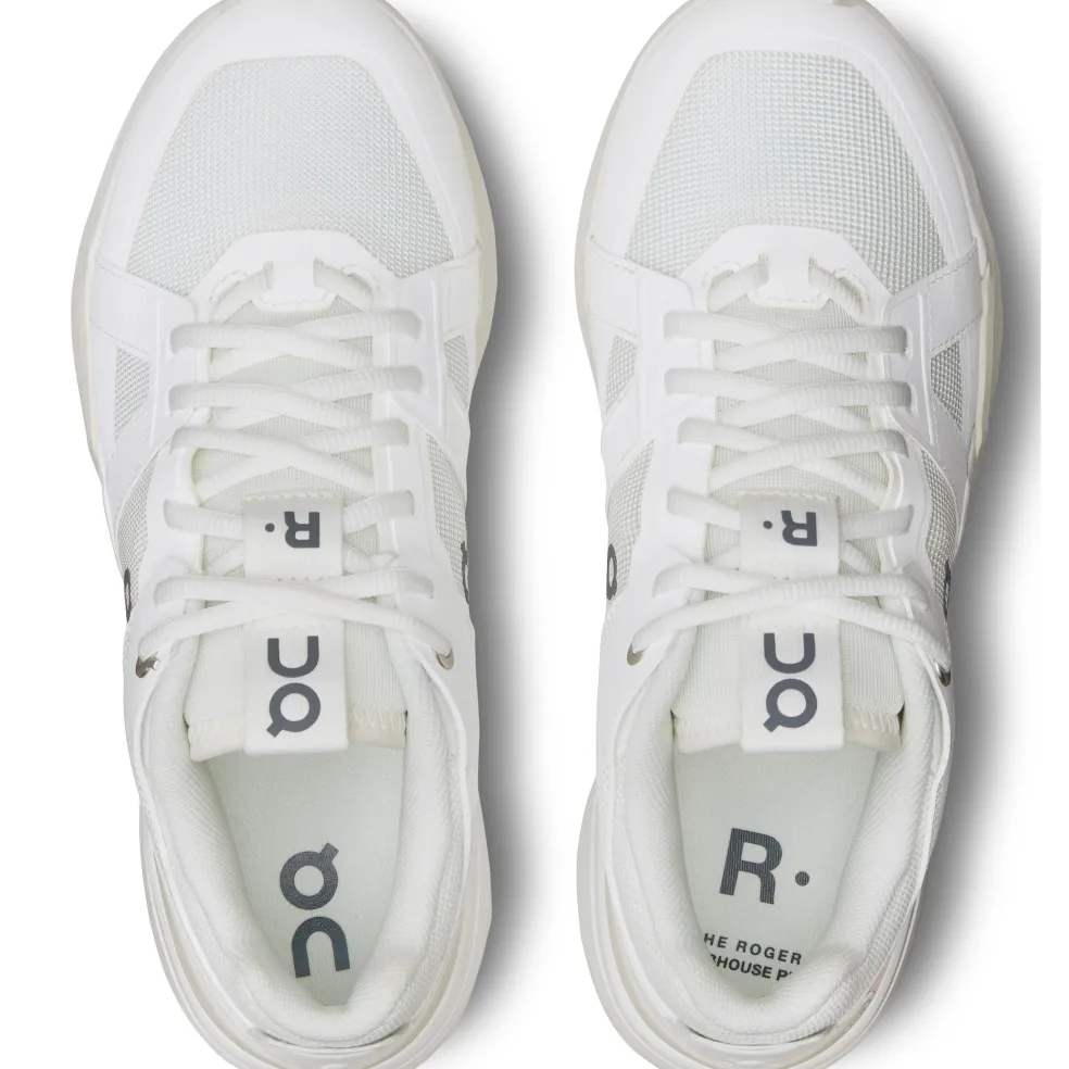 On THE ROGER Clubhouse Pro tennisschoenen dames white ice