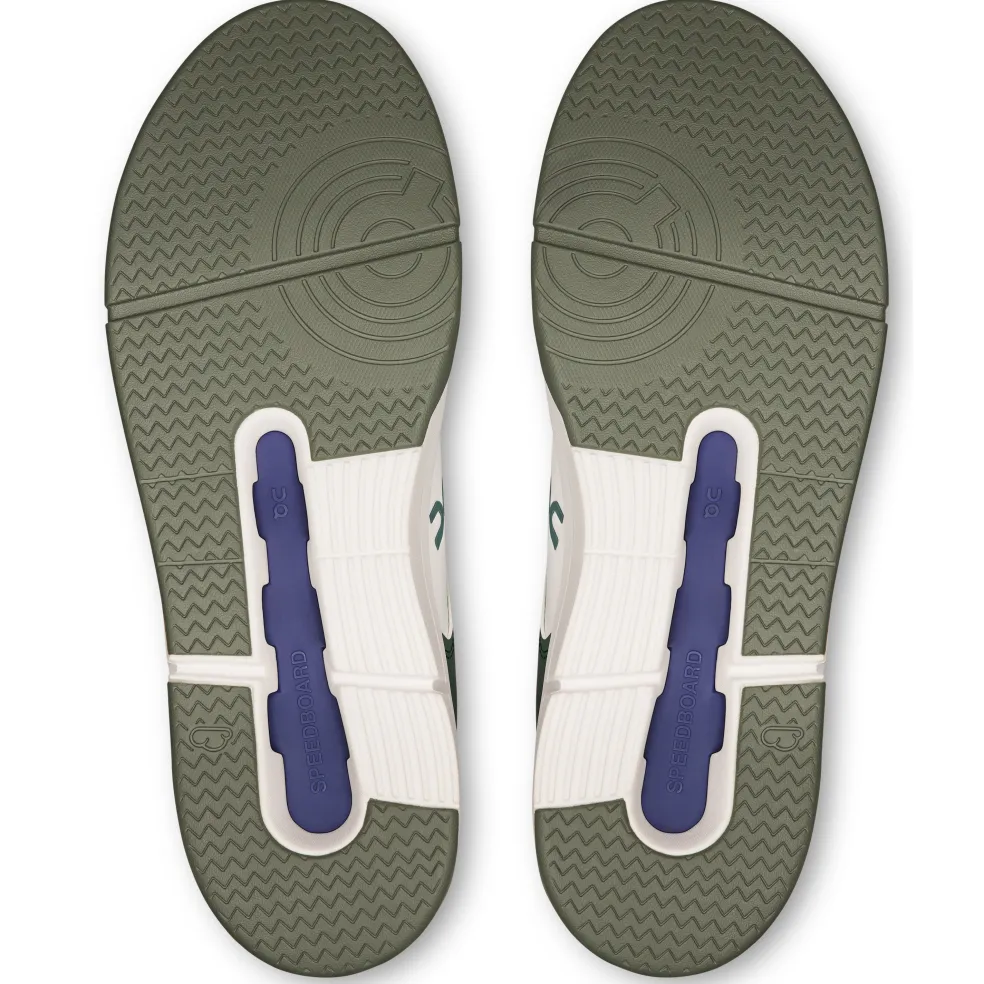 On THE ROGER Clubhouse schoenen heren white olive