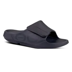 OOfos OOahh Sport Flex slippers heren black matte