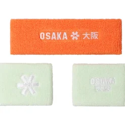 Osaka GDG00104 zweetband set true orange opal green