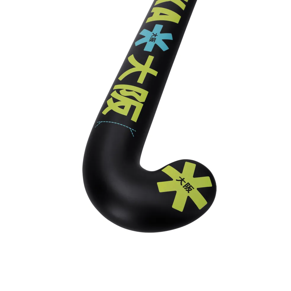 Osaka Mid Bow 10 hockeystick junior blue shadow lime