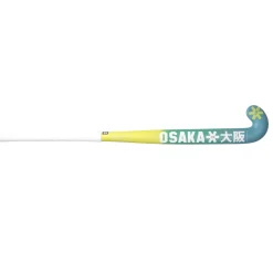Osaka Mid Bow GF hockeystick junior blue lime gradient
