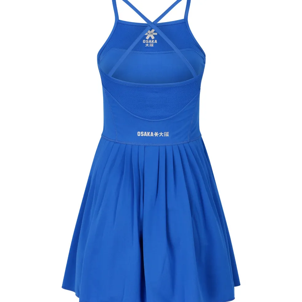 Osaka Pleated Tech tennisjurk dames princess blue