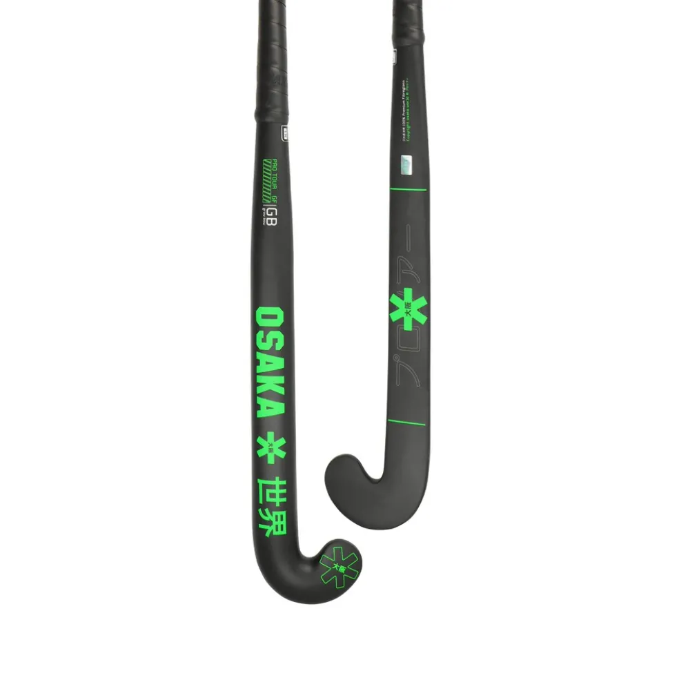 Osaka Pro Tour GF 2.0 Grow Bow hockeystick junior iconic black
