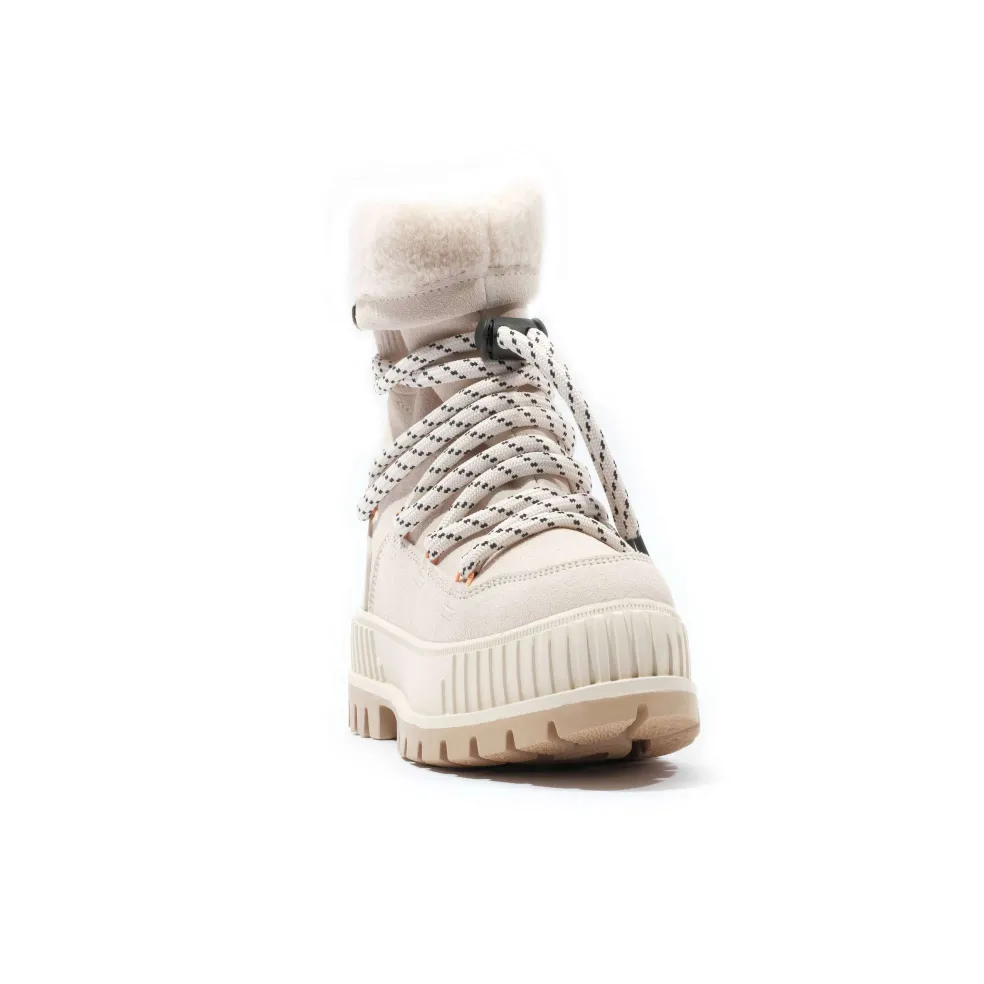 Palladium Pallashock Hiver schoenen dames almond milk