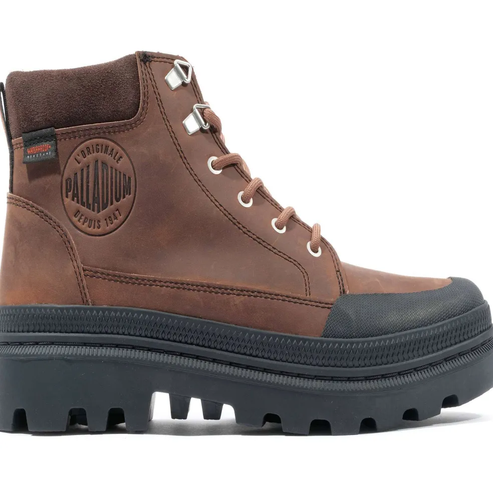 Palladium Pallatrooper Cuff WP+ schoenen heren bizon