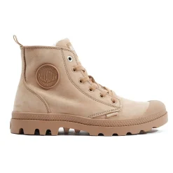 Palladium Pampa Hi Zip WL schoenen dames nude brown