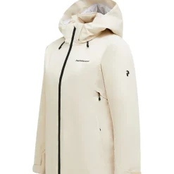 Peak Performance ANIMA softshell winterjas dames sand fog