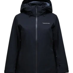 Peak Performance ANIMA softshell winterjas dames black