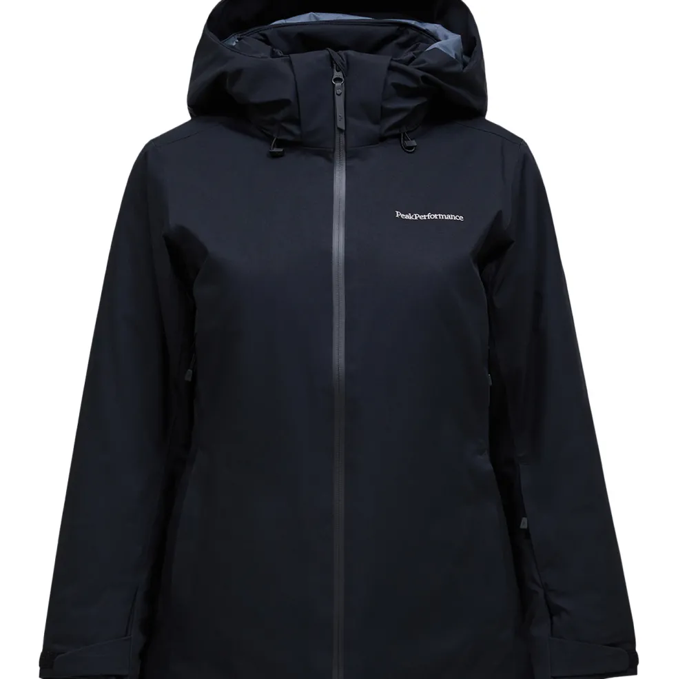 Peak Performance ANIMA softshell winterjas dames black