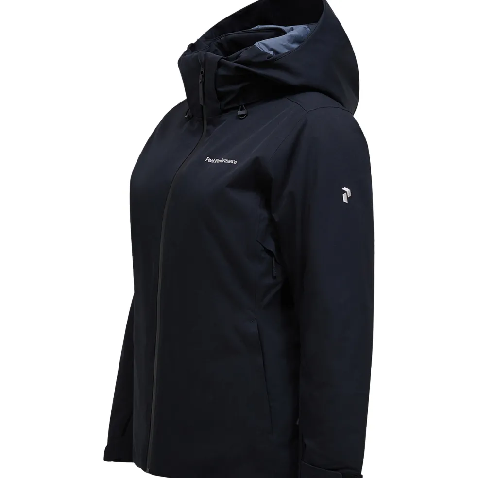 Peak Performance ANIMA softshell winterjas dames black