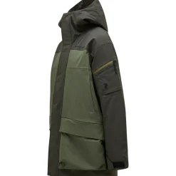 Peak Performance  2L Stretch parka winterjas heren olive extreme pine needle