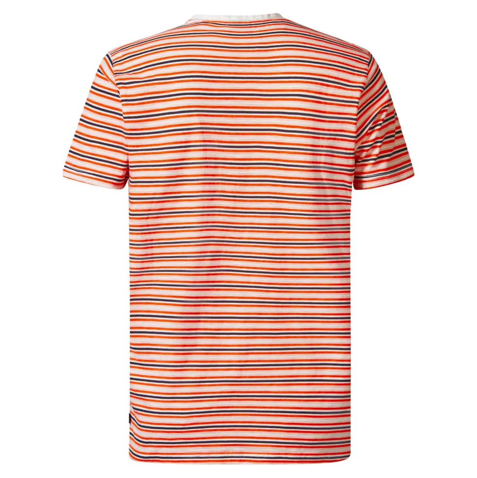 Petrol Industries Seabrook shirt heren fiery coral