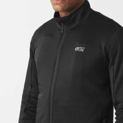 Picture Bake Grid vest heren black