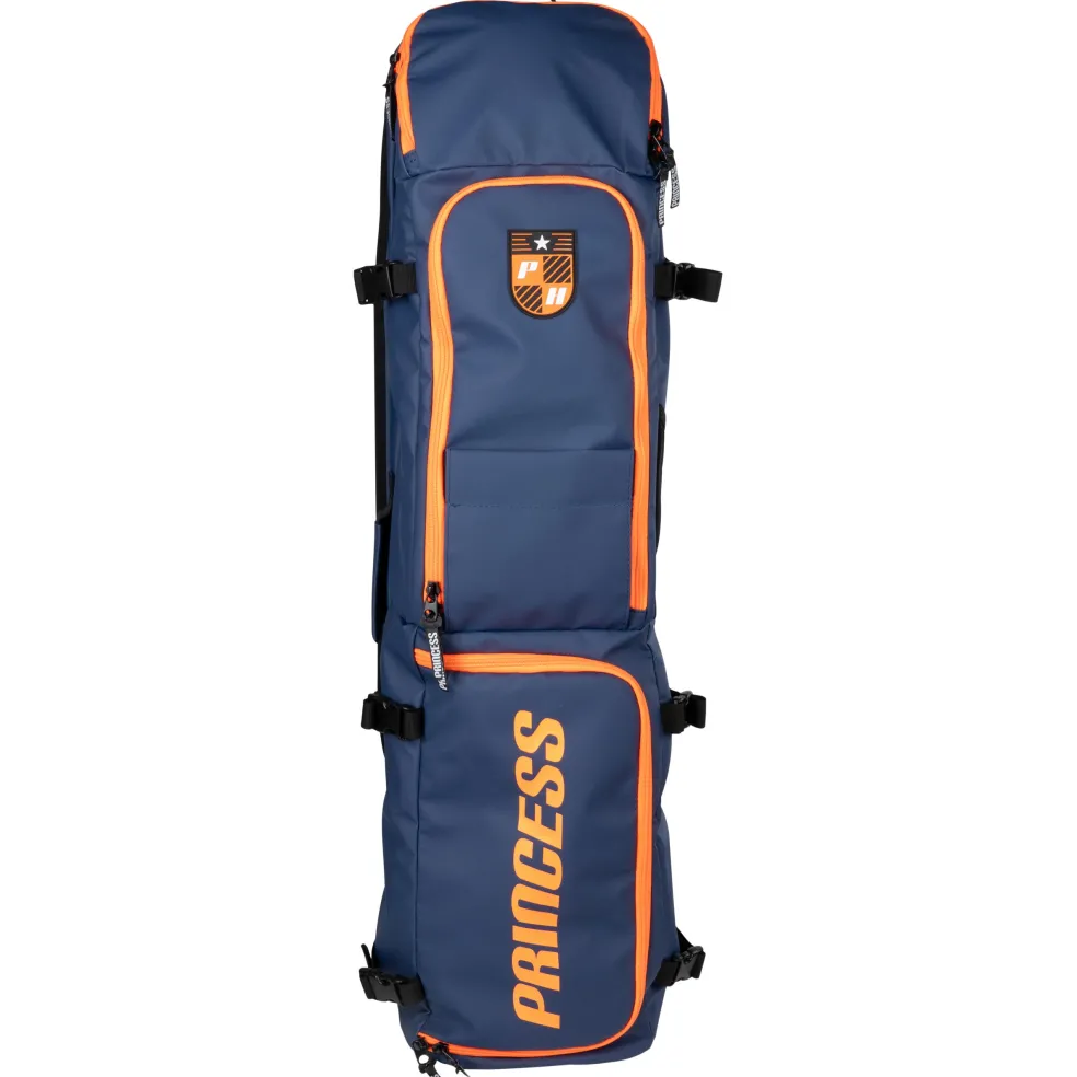 Princess Hockey Premium 5 sticks hockeytas navy orange