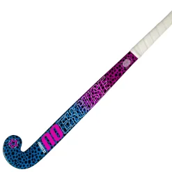 Princess Hockey  Woodcore Mid Bow hockeystick junior leopard  purple neon pink
