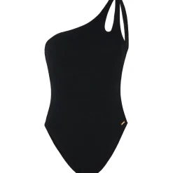 Protest Lace One Shoulder badpak dames true black