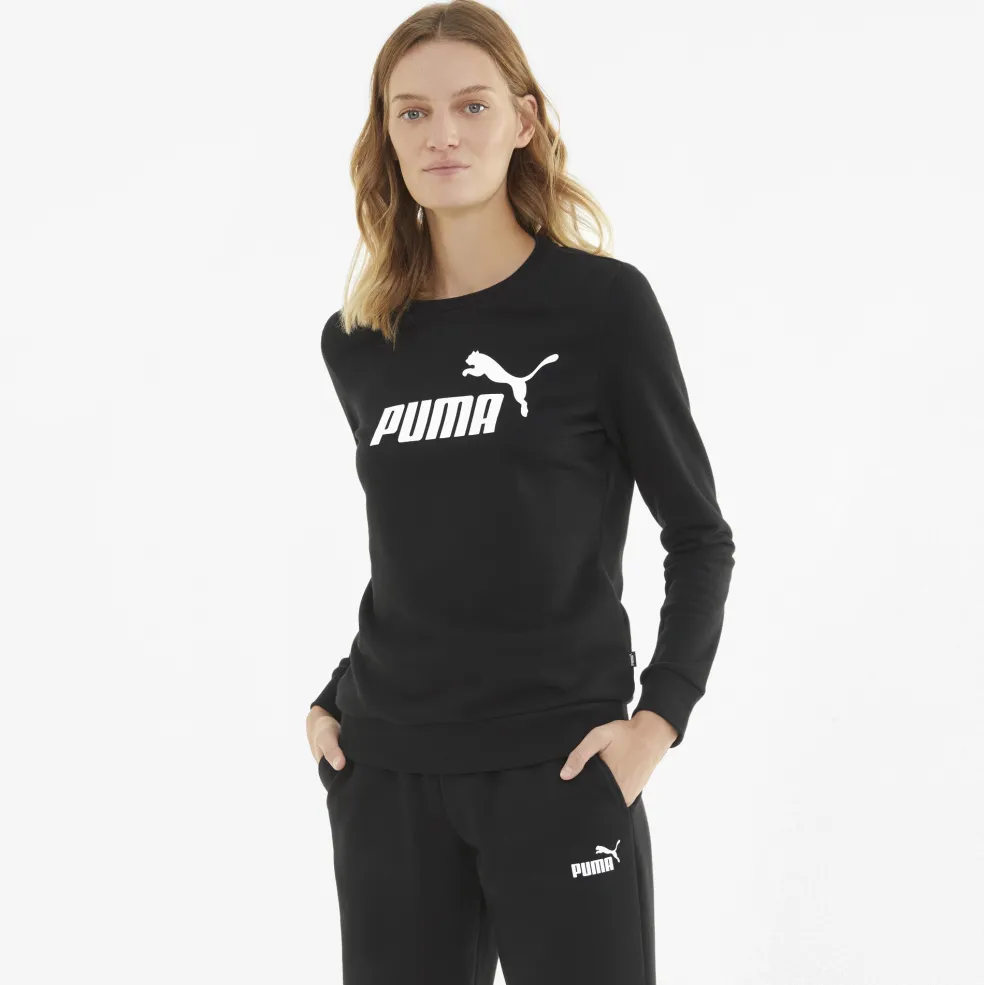 Puma Essentials Logo Crew sweater dames Puma black