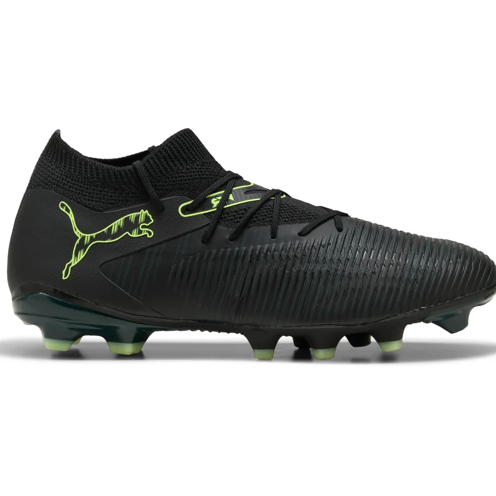Puma Future 8 Match FG - AG voetbalschoenen PUMA black fizzy light green terrain