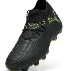 Puma Future 8 Match FG - AG voetbalschoenen PUMA black fizzy light green terrain