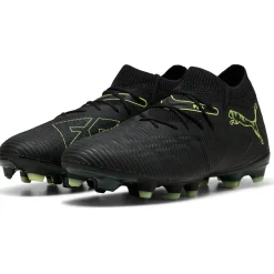 Puma Future 8 Match FG - AG voetbalschoenen PUMA black fizzy light green terrain