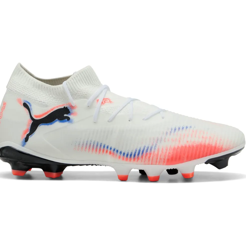Puma Future 8 Match FG - AG voetbalschoenen PUMA white PUMA black glowing red