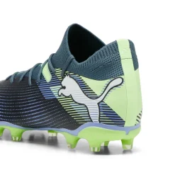 Puma FUTURE 7 MATCH FG AG voetbalschoenen heren grey skies puma white fizzy apple