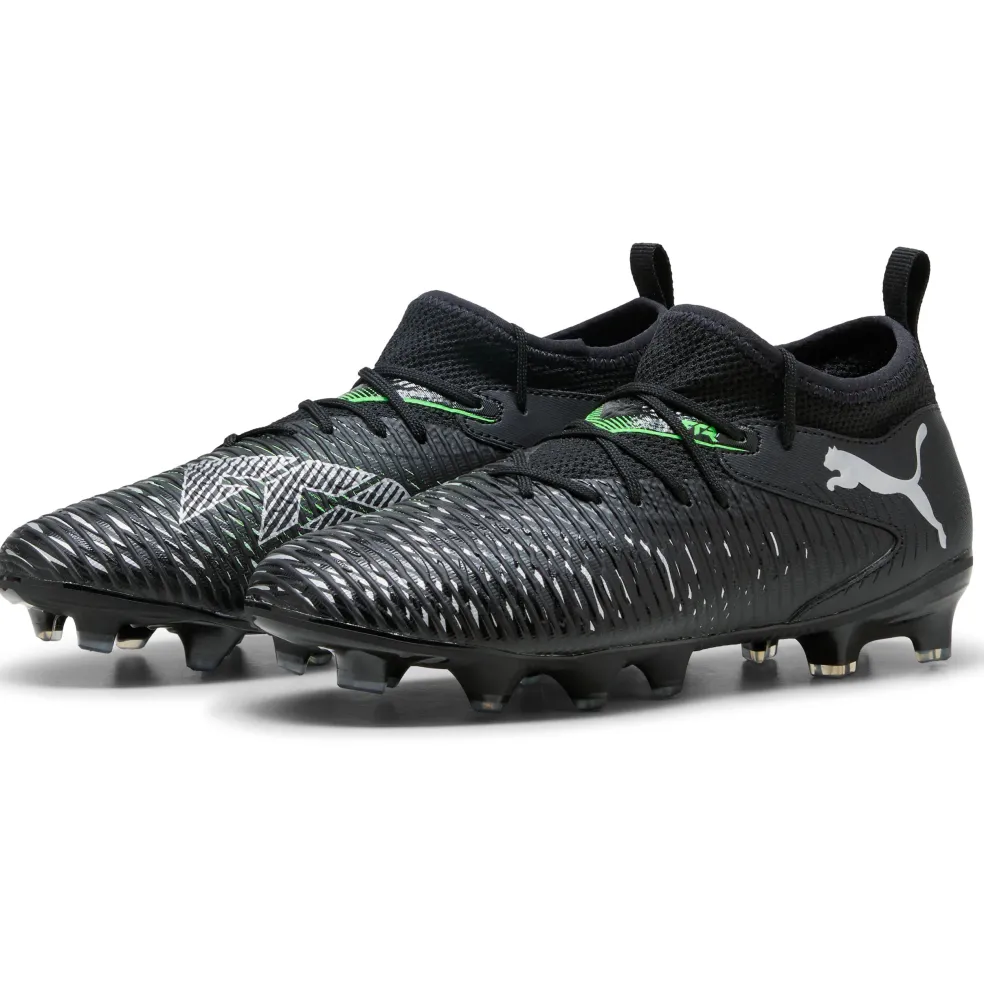 Puma FUTURE 8 MATCH FG AG voetbalschoenen junior PUMA black cool light grey fluo green
