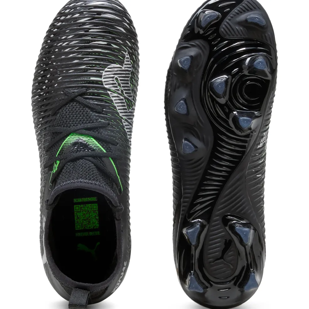 Puma FUTURE 8 MATCH FG AG voetbalschoenen junior PUMA black cool light grey fluo green