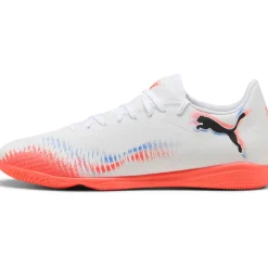 Puma Future 8 Play It IC zaalvoetbalschoenen PUMA white PUMA black glowing red