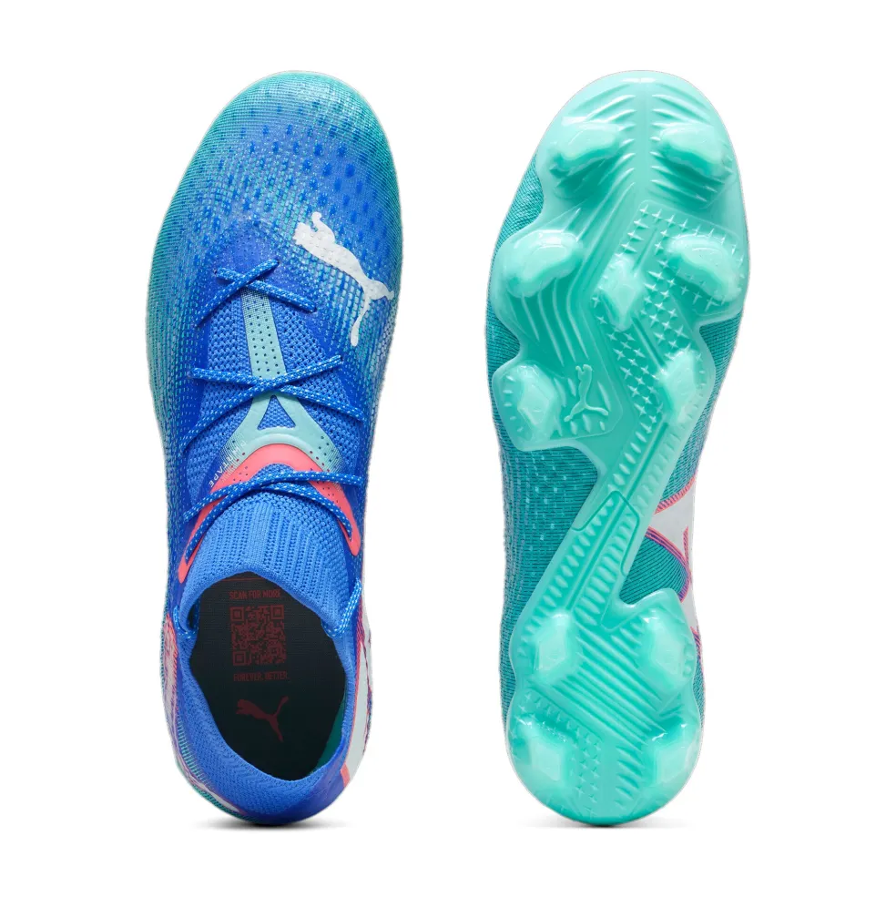 Puma FUTURE 7 ULTIMATE FG AG voetbalschoenen heren bluemazing PUMA white electric peppermint