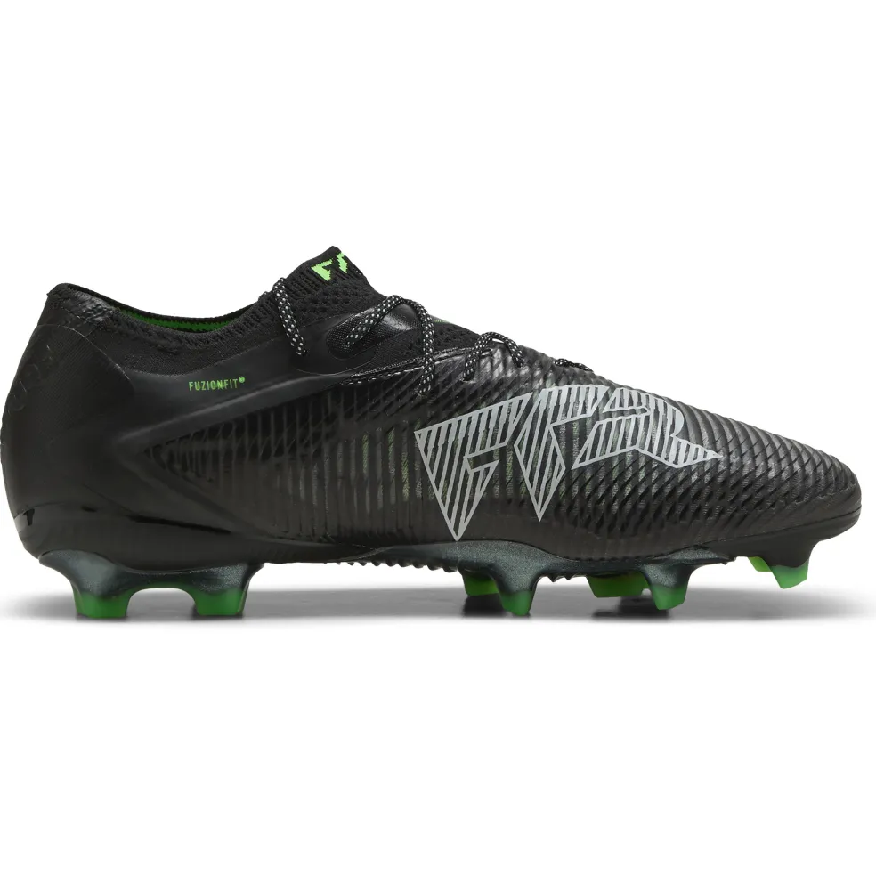 Puma FUTURE 8 ULTIMATE Low FG voetbalschoenen heren PUMA black cool light grey fluo green
