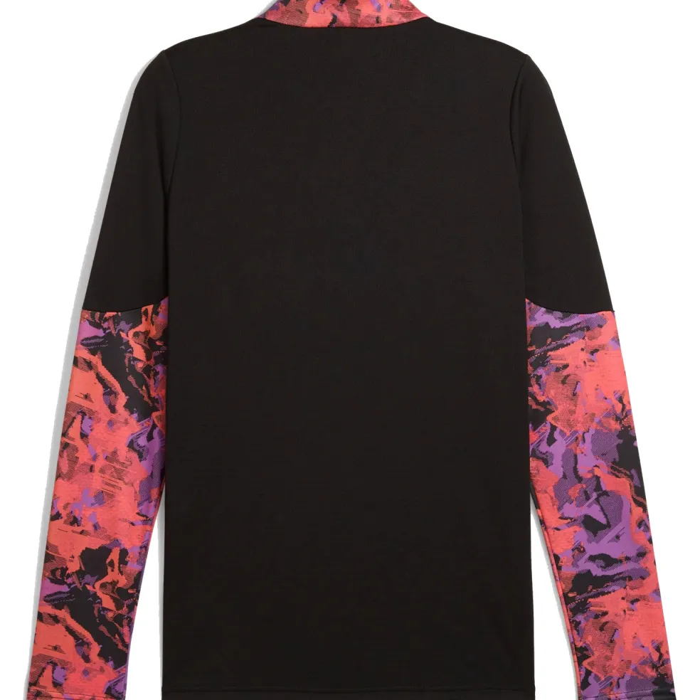 Puma IndividualCUP 1/4 Zip trainingsshirt heren PUMA black