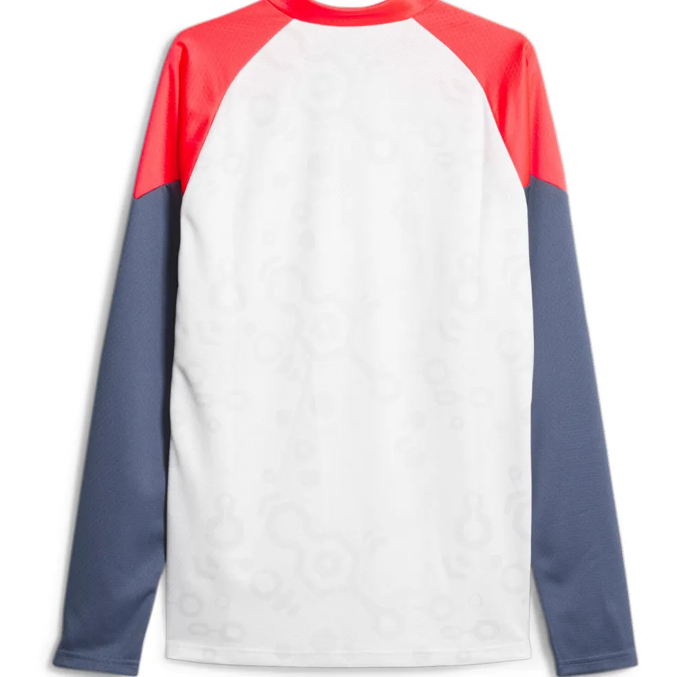 Puma IndividualCUP trainingsshirt heren Puma white fire orchid