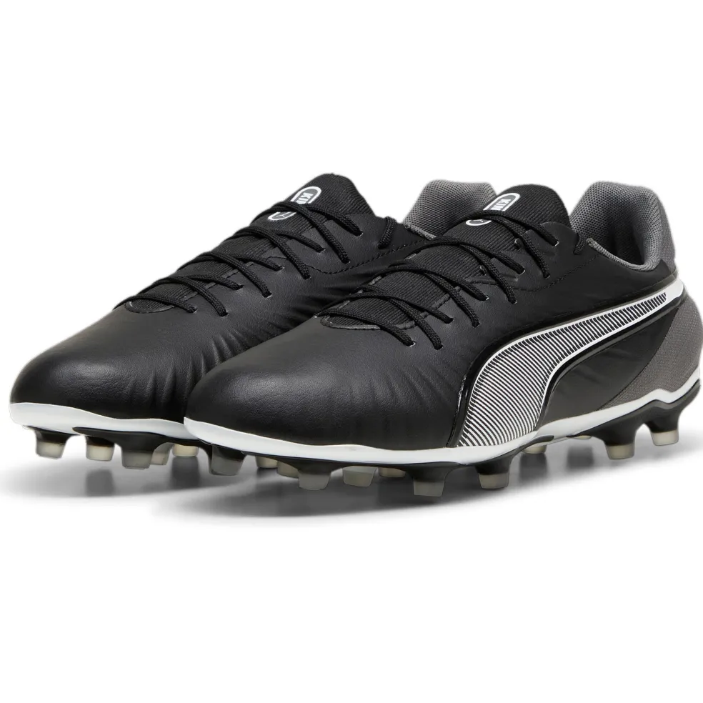 Puma KING MATCH FG AG voetbalschoenen heren PUMA black PUMA white cool dark grey