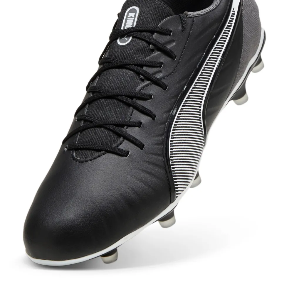 Puma KING MATCH FG AG voetbalschoenen heren PUMA black PUMA white cool dark grey