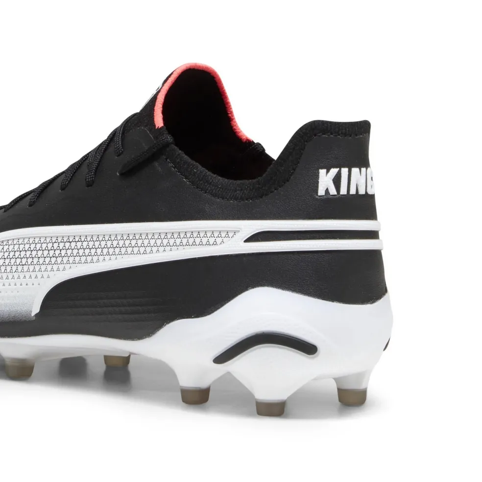Puma King Ultimate FG AG voetbalschoenen heren PUMA black PUMA white fire orchid