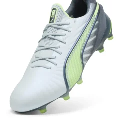 Puma KING ULTIMATE FG AG voetbalschoenen heren frosted dew fizzy apple grey skies