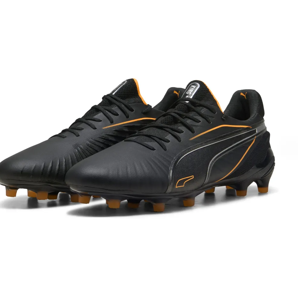 Puma KING ULTIMATE FG AG voetbalschoenen heren PUMA black heat fire PUMA silver