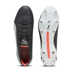 Puma King Ultimate MxSG voetbalschoenen heren  PUMA black PUMA white fire orchid