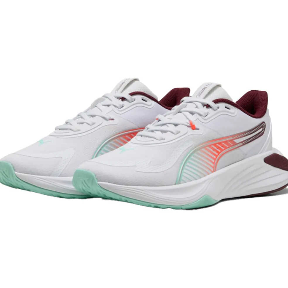 Puma PWR Hybrid fitness schoenen dames puma white ruby shimmer mint melt glowing red