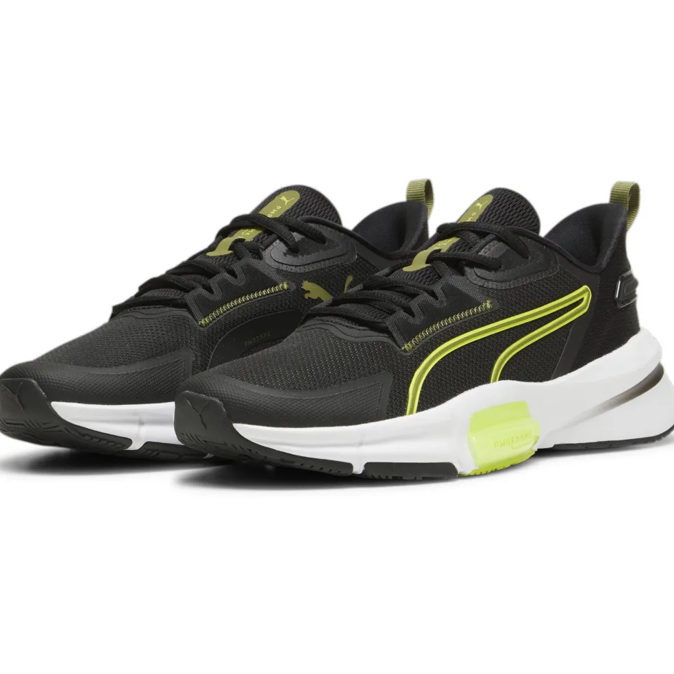 Puma PWRframe TR 3 fitness schoenen heren Puma black olive green lime