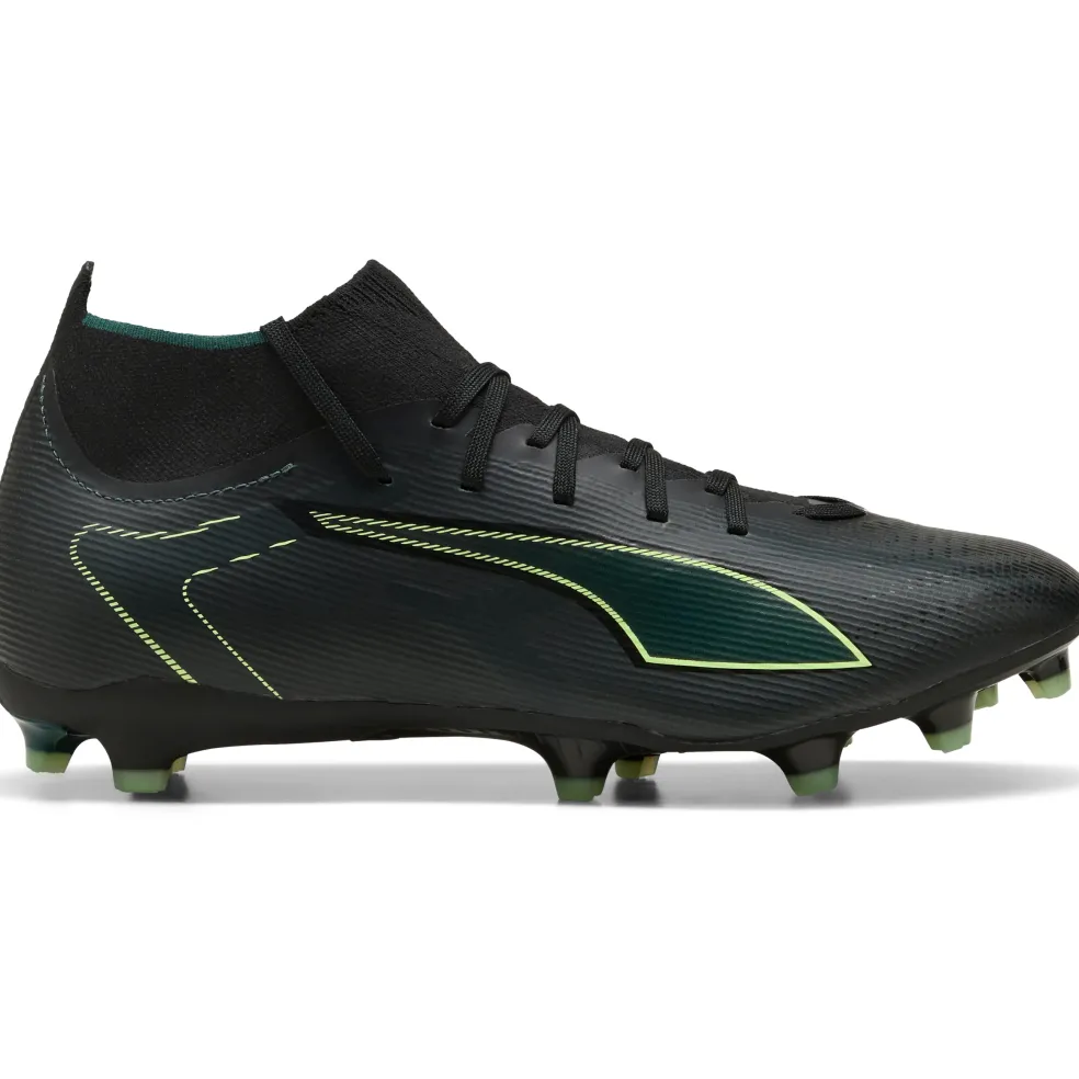 Puma Ultra 6 Match+ FG - AG voetbalschoenen PUMA black fizzy light green terrain