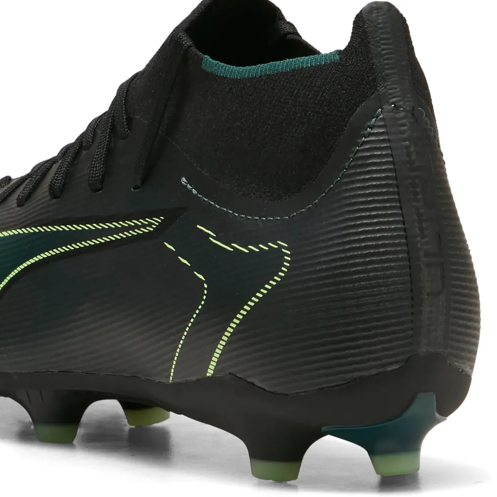 Puma Ultra 6 Match+ FG - AG voetbalschoenen PUMA black fizzy light green terrain