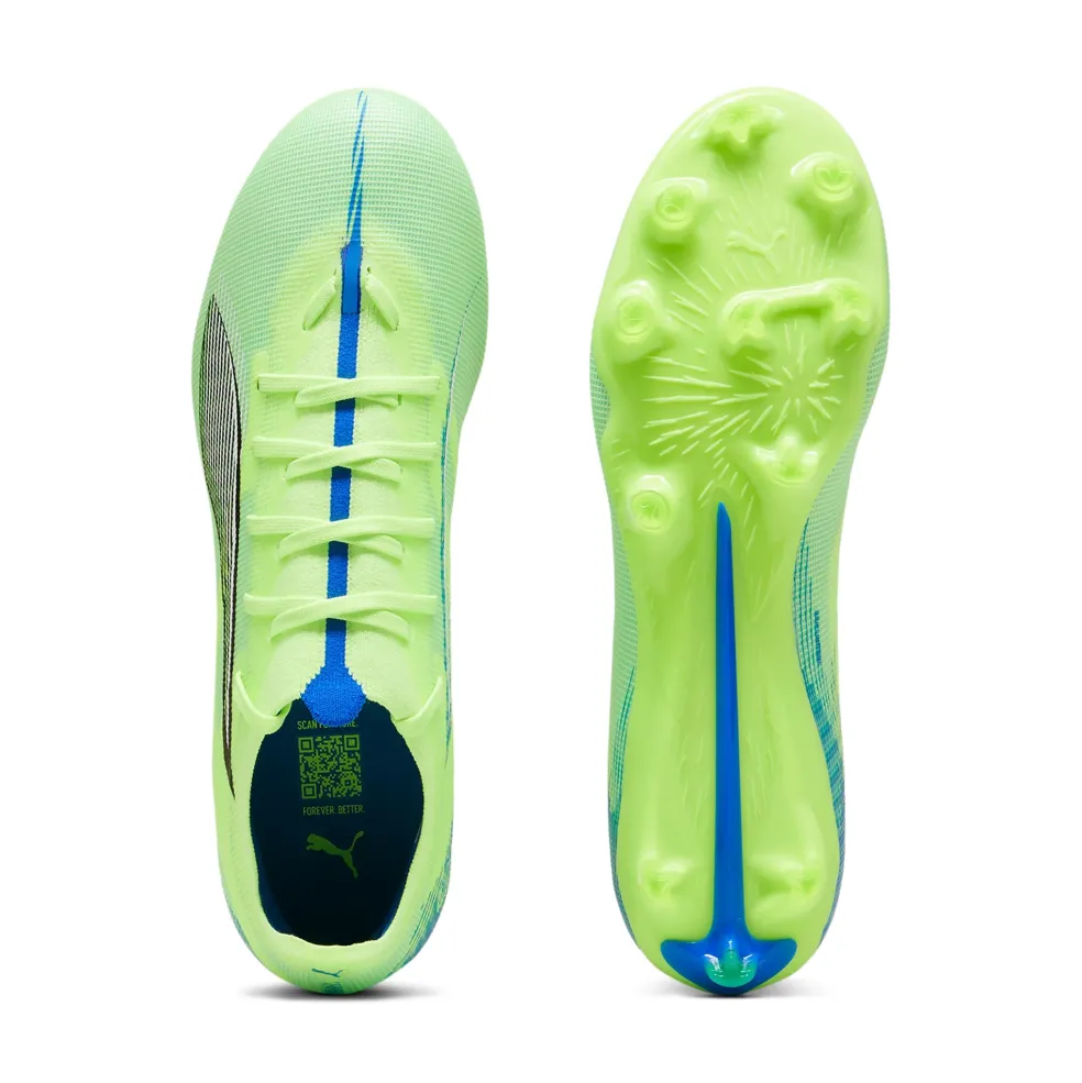 Puma ULTRA 5 MATCH FG AG voetbalschoenen heren fizzy apple puma white bluemazing