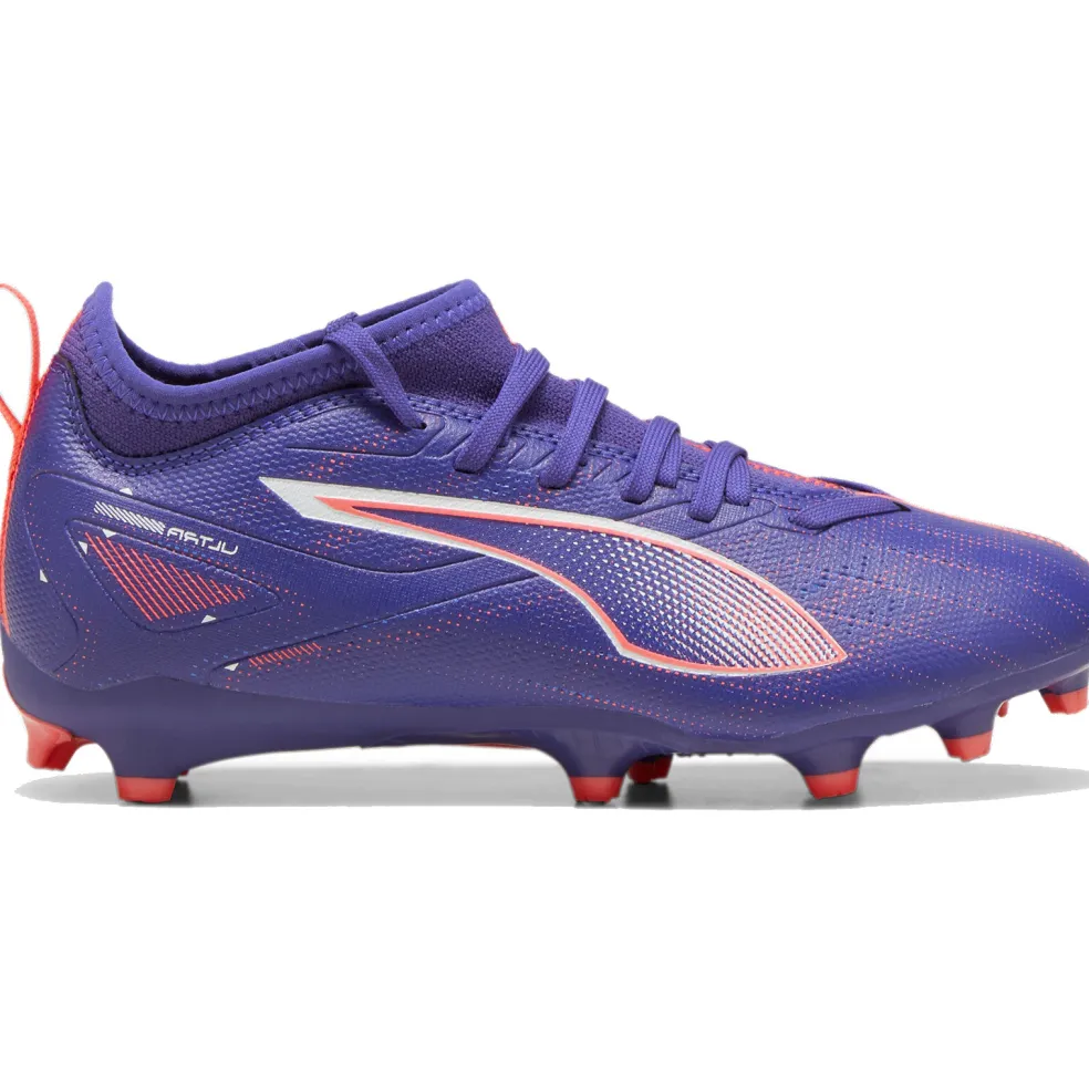 Puma ULTRA 5 MATCH FG AG voetbalschoenen junior lapis lazuli PUMA white sunset glow