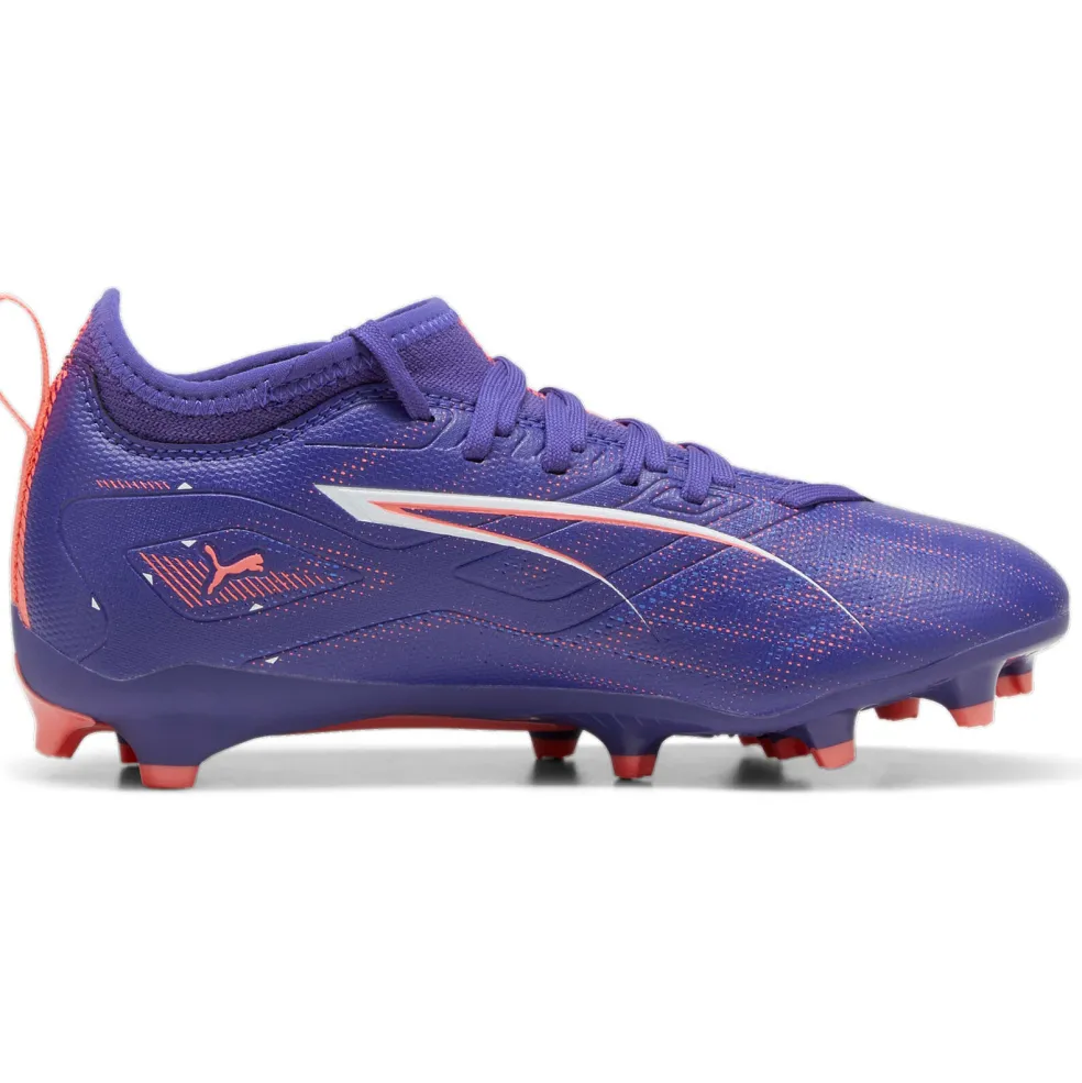 Puma ULTRA 5 MATCH FG AG voetbalschoenen junior lapis lazuli PUMA white sunset glow