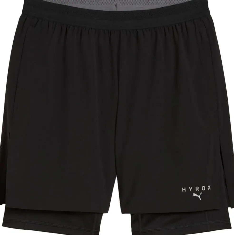Puma x HYROX 2 in 1 short heren puma black